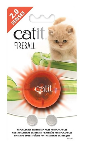 Catit Pelota Iluminada Fireball Para Gatos