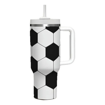 Vaso Termo Deportivo Tipo Balón Con Popote 1l