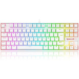 Teclado Magnético Gamer Kumara Pro Rgb Branco Sw Brown Abnt2