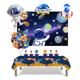 Espacio Astronauta Fiesta Decoraciones Globo Telón De Fondo
