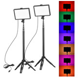 Kit De Luces Led Rgb Andoer Portátiles Para Video