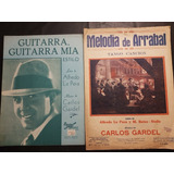 Carlos Gardel. Antiguas 2 Partituras. 51688.