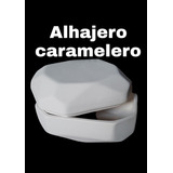 Caramelero Alhajero Ceramica Bizcocho (pack 3 Unidades)