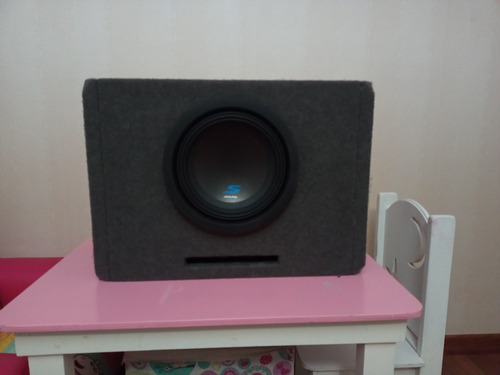 Subwoofer 8' Alpine Con Cajón A Medida