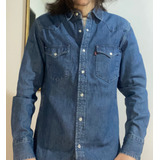 Camisa Jean Levi's Classic Western Celeste-importada Standar