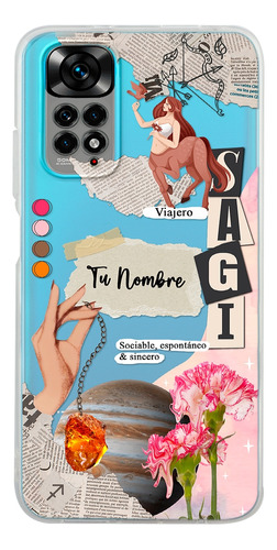 Funda Para Xiaomi Mujer Signo Zodiaco Sagitario Con Nombre