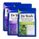 Dr. Teal's - Sal De Epsom De 12 Lib 3 Pound (pack Of 4) Drtl