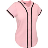 Ropa Dama Playera Deportiva Béisbol Camisetas Para Mujer