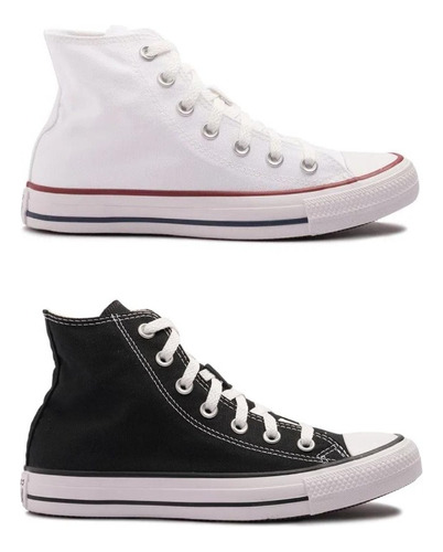 Queimão 2 Pares Tenis Bota Botinha All Chuck Taylor Star Top