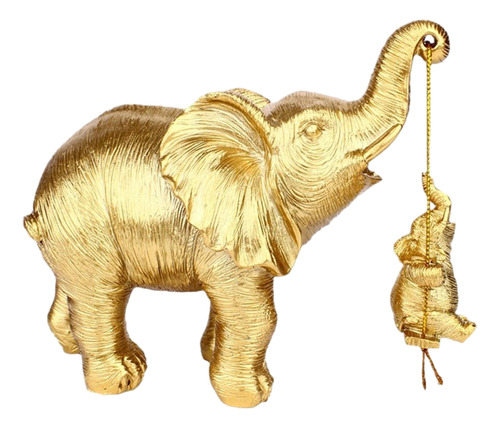Escultura De Elefante Animal De Resina Que Trae Buena Suerte