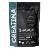 Creatina Monohidratada 1kg 100% Pura Soldiers Nutrition