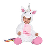 Disfraz De Unicornio Para Bebé 6-12 Mes (niña)