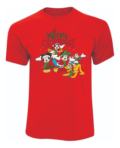 Camisetas Navidad Pluto Mickey Mouse Pato Donald Goofy 