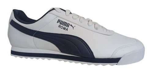  Puma  Roma Baisc Unisex Blanco/azul  Para Caminar 