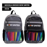 Mochila Now United Oficial 47cm Clio Style