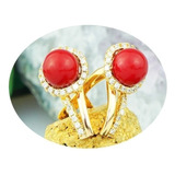 Aretes Pendientes Broqueles Oro 18k Casual Fiesta Dama Fino