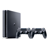 Play4 1terabyte Con 2 Joystick Originales Y 10 Juegos 