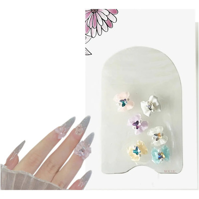 Moños Con Cristales Para Decoracion De Uñas 6 Moños