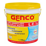 Genco 3 Em 1 Múltipla Ação Balde 10kg Cloro Para Piscina