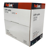 Cable Utp-cat6 Unifilar Gris 305mts Fastlink        