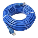 Cabo De Rede Internet 20 Metros Rj45 5e 4 Pares Azul