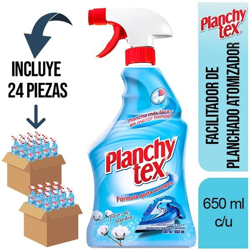 24 Pz - Facilitador De Planchado Planchytex Atomizador 650ml