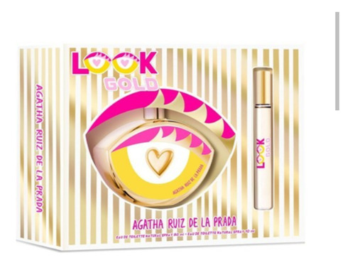 Agatha Ruiz De La Prada Look Gold Cofre Edt 80ml + Miniatura