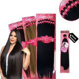 Cabelo Orgânico Liso Natural 70cm 260gr 8 Telas + Brinde 