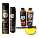 Kit 6 Unid Limpieza Y Revividor De Cueros Plasticos T Shine