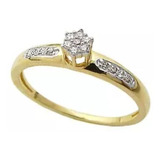 Aro 20 ,anel Chuveiro,diamantes Ouro 18k Aliança/presente