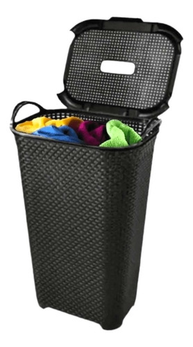 Organizador Para Roupas Roupeiro  Rattan Vime 50 Litros