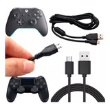 Cable De Carga Control Xbox One Y Ps4 5 Metros