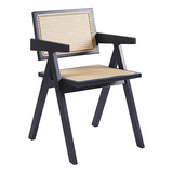 Silla Chandigarh Madera Rattan