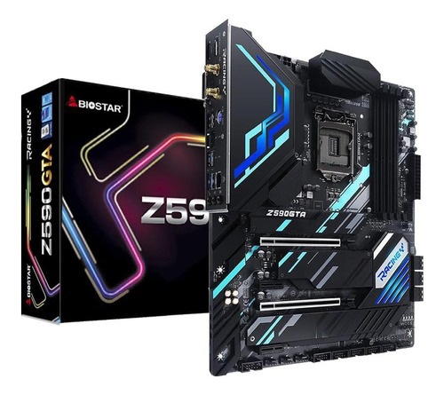 Mother Biostar Z590gta Racing Mas Procesador Intel I5 10400