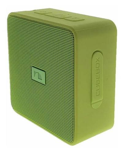 Parlante Bluetooth Inalámbrico Sumergible Nakamichi Cubebox Color Verde