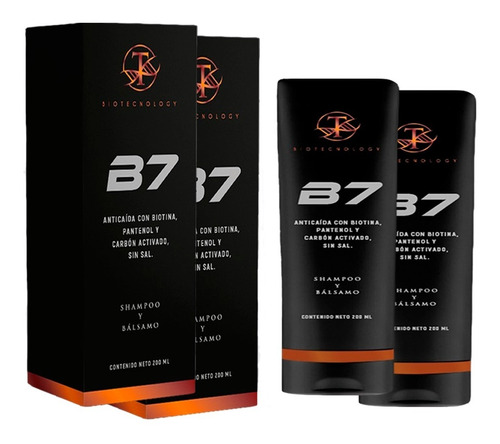 2 B7 (biotina) Pack Shampoo Premium