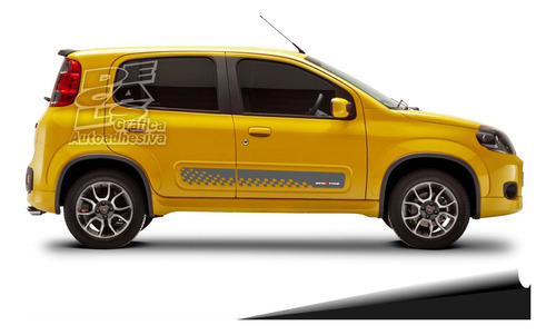 Calcomania Decoracion Fiat Uno Sporting 2da Generacion