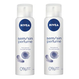 Desodorante Aero Nivea 150ml Sem Perfume Sensitive Pure-2un