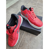 Zapatillas Nike Air Force 1 University Red Reverse Stitch 