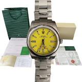  Reloj Rolex Oyster Automatico 36mm Zafiro Amarillo Estuche