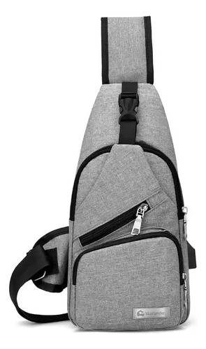 5 Mochila Cruzada Mariconera Pechera Con Usb