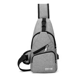 5 Mochila Cruzada Mariconera Pechera Con Usb 