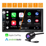 Combo Stereo Pantalla Tactil 2 Din + Camara Estacionamiento