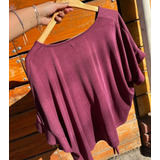 Blusa Mangas Vampiro Lanilla