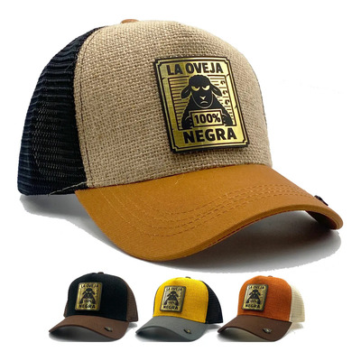 Gorra Hombre Vaquera Placa Oveja Negra Trucker Malla México Color Beige Diseño De La Tela Lisa Yut Talla G | MercadoLibre