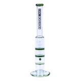 Bong De Vidro C/ Percolator Dk6041 Bocal Verde 27cm