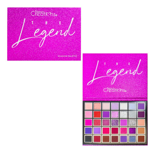 Paleta De Sombras  The Legend  Beauty Creations Color De La Sombra Lila