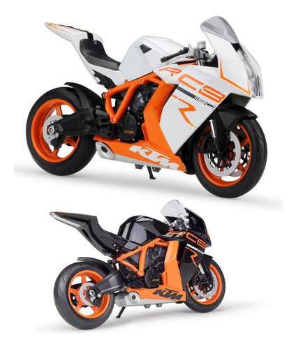 Ktm 1190 Rc8r Top Carreras Motocicletas Miniatura Metal 1/10