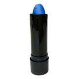 Labial Metalizado Glitter X 1 - Pinta Cara Gibre Maquillaje Acabado Metálico Color Azul Metalizado