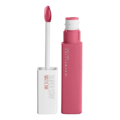 Maybelline Labial líquido mate Super Stay matte ink tono Inspirer, 5 ml, de larga duración hasta 16H, sin transferencias, en tonos súper saturados | Envío gratis